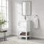 Ensemble de meuble-lavabo simple autoportant 20 po avec plateau en céramique Darion-1192387603-1107459105
