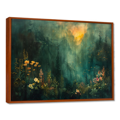 Green Forest Enchantment Forest - Forest Wall Art Print