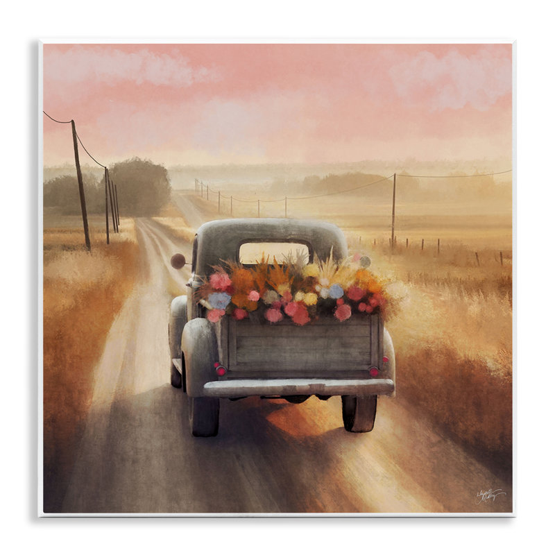"Farmer Road Harvest Truck Art" par Elizabeth Medley