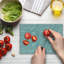 East Urban Home Glass Abstract Cutting Board