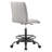 Modway Prim Armless Vegan Leather Drafting Chair-1228256649-1228256648