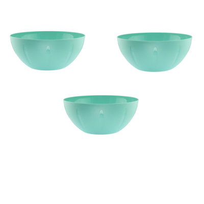 YBM Home Plastic Serve Mixing Bowl for Everyday Meals - Ideal for Cereal, Snacks, Popcorn, Salad, and Fruits, Microwave Safe