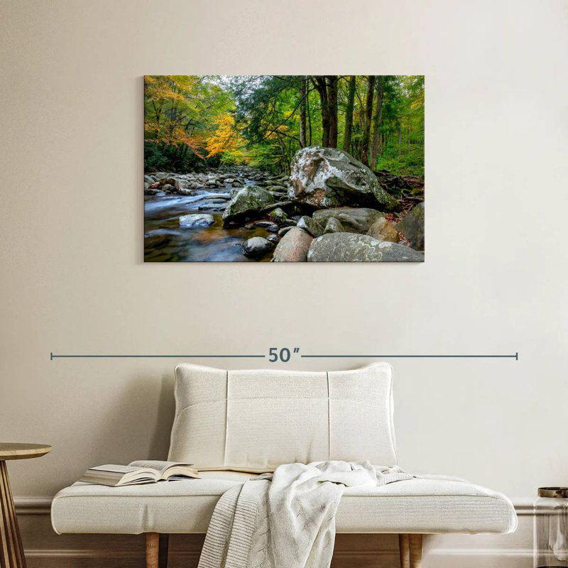 Harnek Autumn Mountain Stream, H 24 po x l 36 po