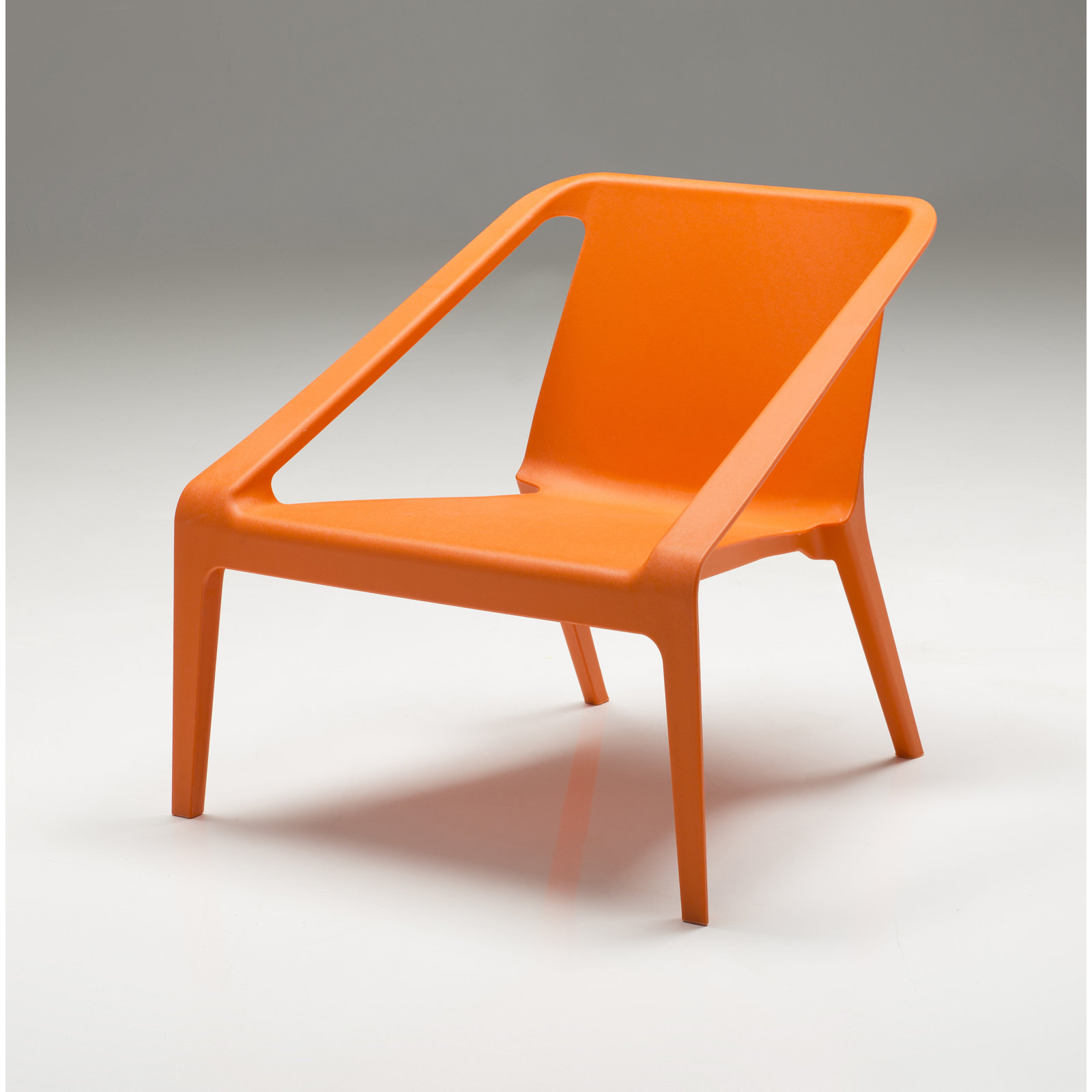 Marti Outdoor Lounge Chair, Orange