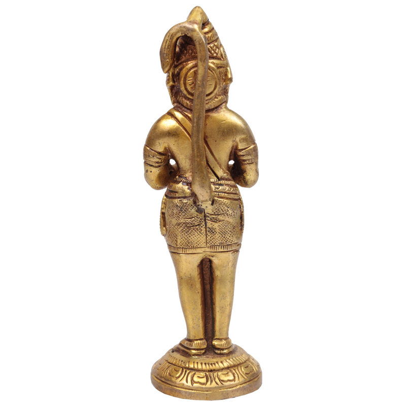 Lord Hanuman 5 po en laiton | Fait à la main | Fabriqué en Inde