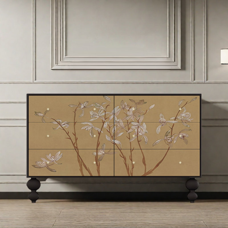 Commode d'appoint moderne à six tiroirs