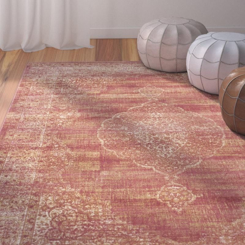 Tapis performance oriental rétro Lyniya, Rectangle 8 pi 10 po x 12 pi 2 po