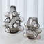 Bubbled Vase-Smoke Grey-Lg