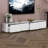 TV Stand For Up 85" Tvs, Faux Marble Tabletop Media Console With 4 Drawers, Curved Profile Modern Entertainment Center-311473024