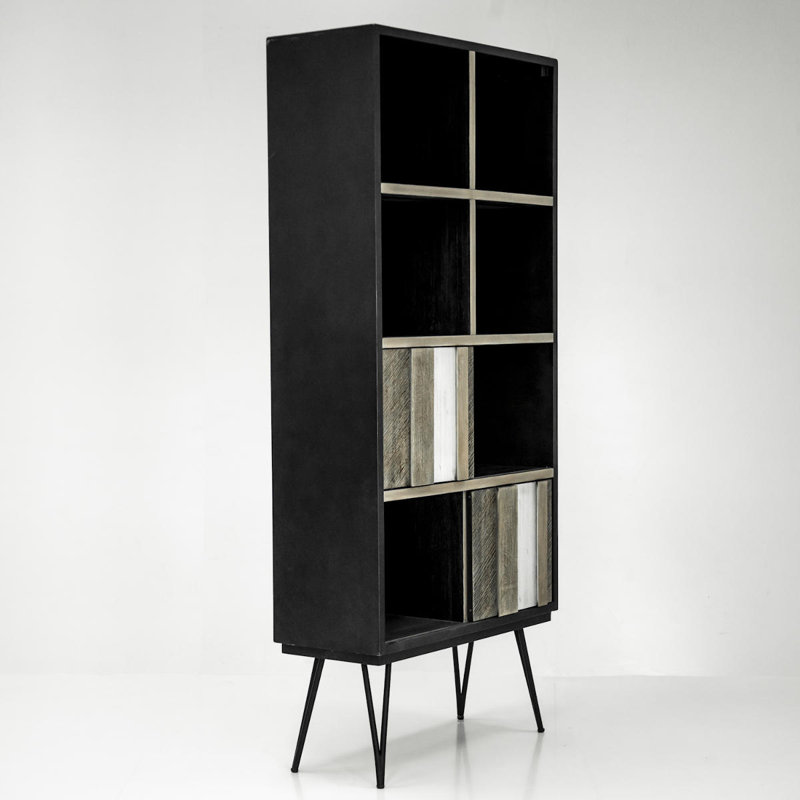 Blaze 195cm H x 90cm W Wood Standard Bookcase