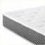 Matelas, matelas en mousse matelassée ferme de 6 po avec mousse viscoélastique imprégnée de gel | Très grand | Blanc neige-749576223