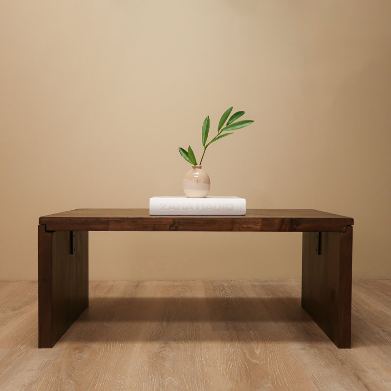 Branda Solid Wood Single Coffee Table, Provincial, 15" H x 48" L x 24" W