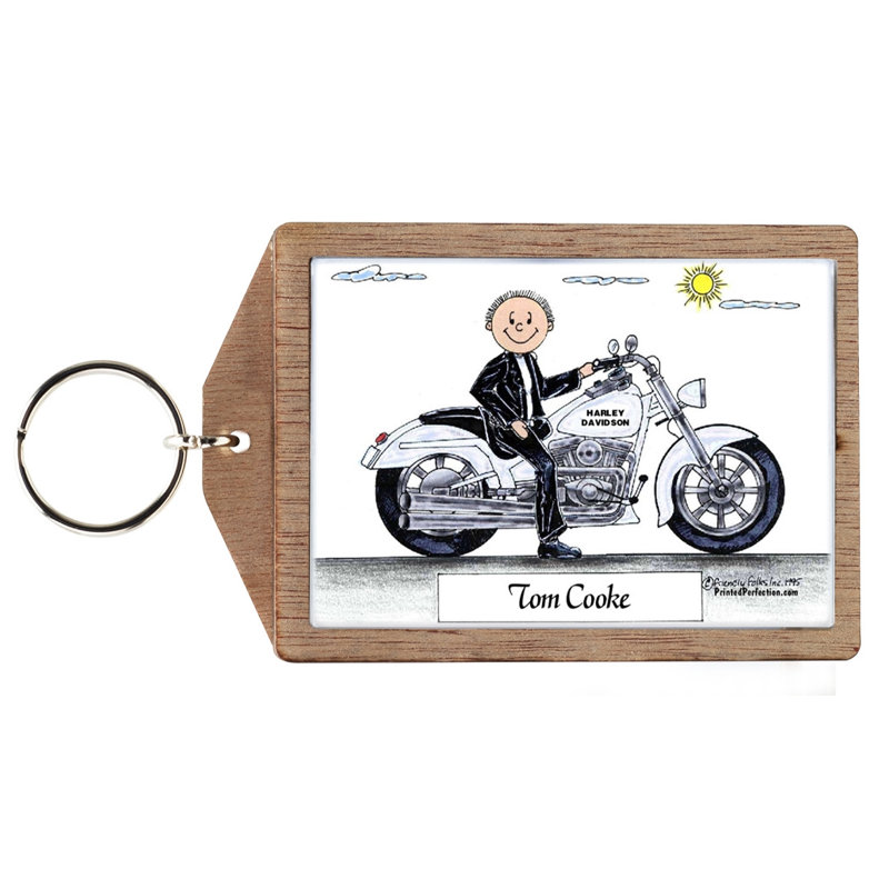 Moto personnalisée - Porte-clés mâle