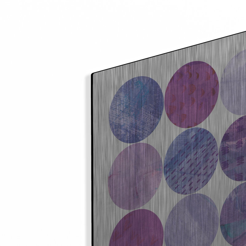 «Kitchen Garden Dots 2» par Melissa Averinos, art mural en métal, H 24 po x l 16 po