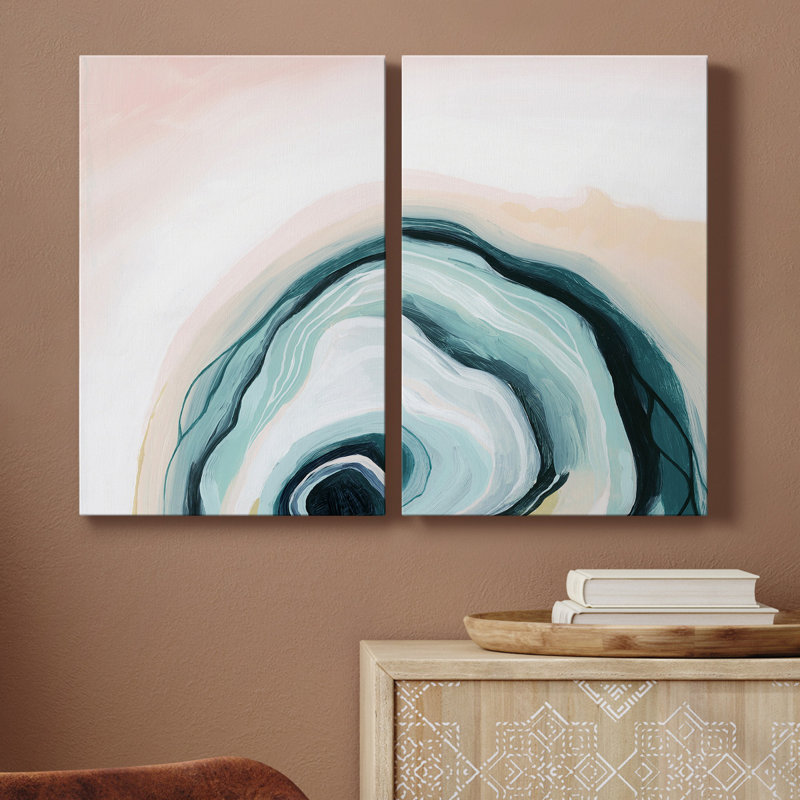 " Night Hamsa I " 2 - Pieces Painting Print, 18" H x 12" W x 1" D