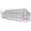 Chanette 185cm Aluminum Flight Cage