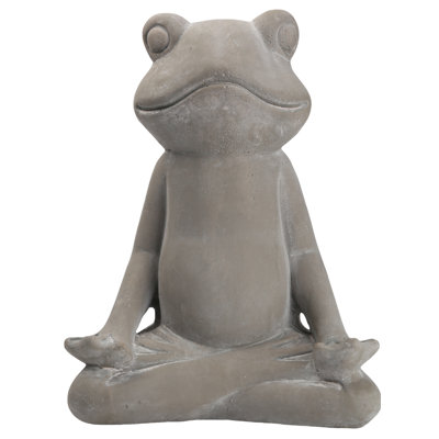 Figurine grenouille assise terre cuite Sippel