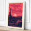 Desert at Sunset Rustic - Wrapped Canvas-187721034-187721036