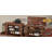 Solid wood shoe rack shoe bench