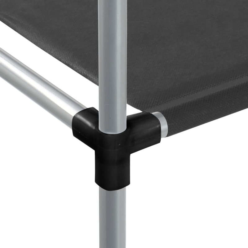 87cm W Metal Shelving Unit, Black