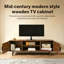Spacieux meubles télé et centres de divertissement, console de maison moderne en bois MDF