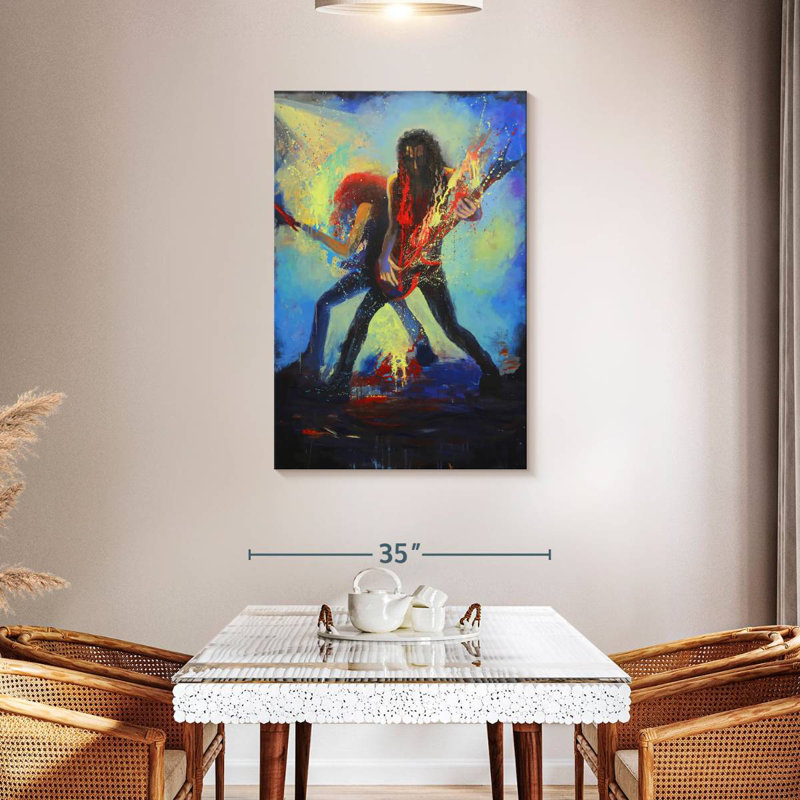 Abarca Rock And Roll, 45" H x 30" W