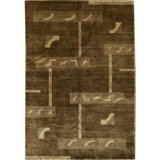 Wool Area Rug in Brown