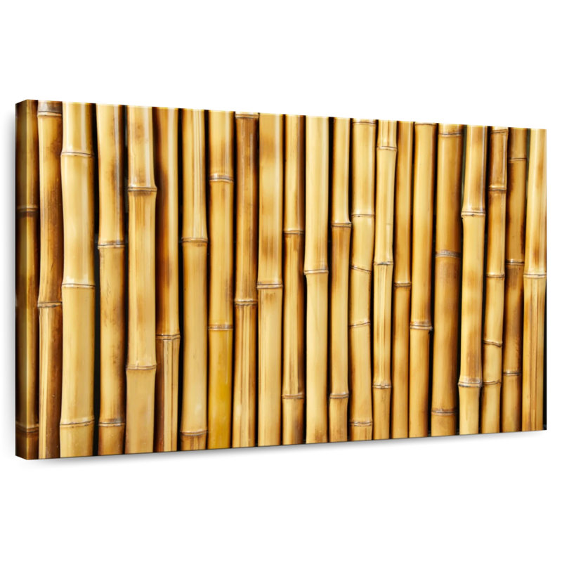 Clôture en bambou brun, H 32 po x l 48 po