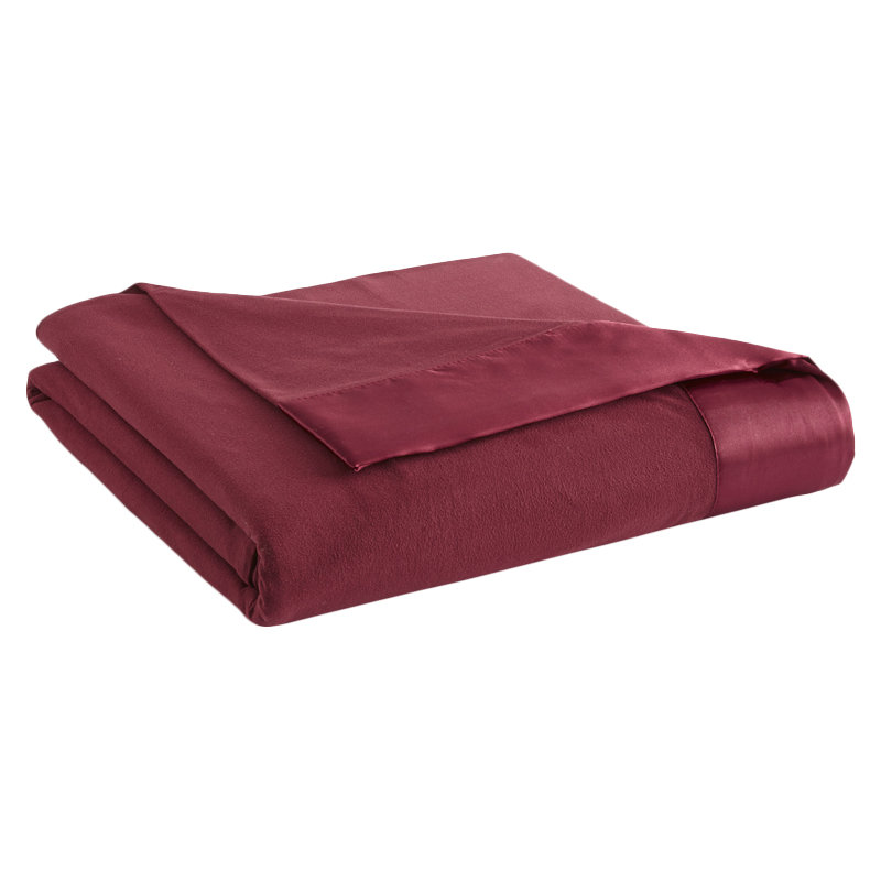 Couverture légère Micro Flannel® toutes saisons, Double/Grand, Wine