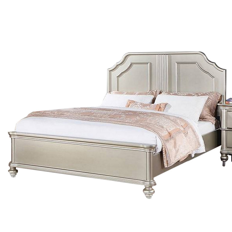 Lit en bois massif Meshell, Grand