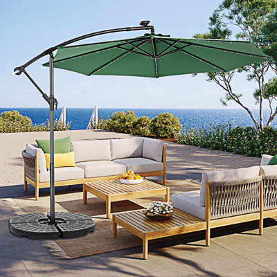 Parasol solaire solaire à DEL