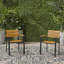 Chaise en bois et métal Laris