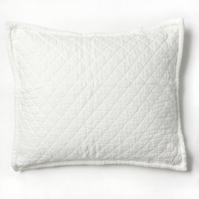 Derek Linen Blend Sham - Standard
