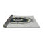 Tapis blanc/noir tissé à la machine-255677375