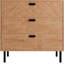 Nathainel 80 cm W Chest of 3 Drawers