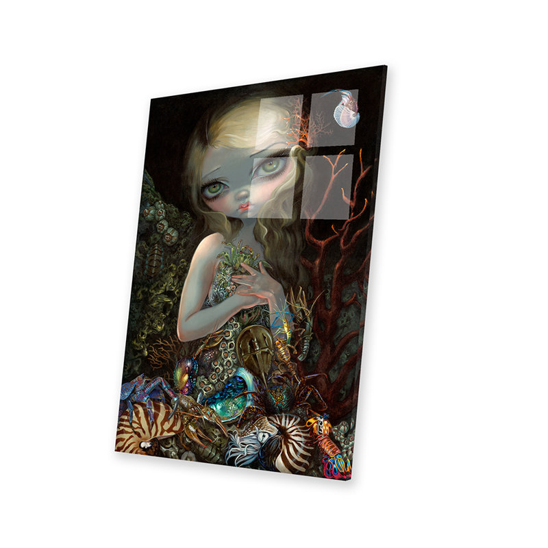 Coquille souple sur plastique / acrylique par Jasmine Becket-Griffith, peinture