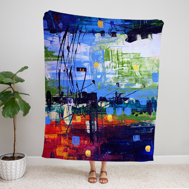 Couverture en sherpa-SHER159, L 50 po x L 60 po