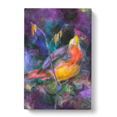 Colourful Bird - Wrapped Canvas Print