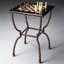 Frankie Fossil Stone Game Table