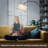 71'' Black Arched Floor Lamp