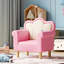 Chaise rembourrée en forme de pétale pour tout-petits