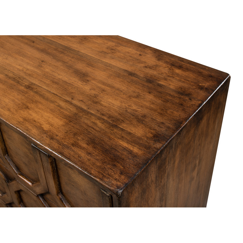 Becket 74'' W Solid Wood Sideboard, Brown