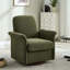 Fauteuil d'appoint pivotant avec base en bois