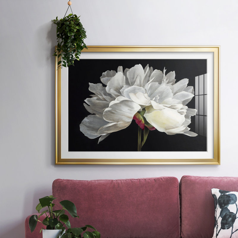 «Morning Light», impression sur papier encadrée, Or, H 19 po x l 27 po x P 1,5 po