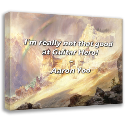 Aaron Yoo Quote: I’m really not that good at Guitar Hero!
