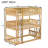 Twin Over Bunk Bed With Detachable Feature, White Oak Color Stylish Bed,-820559481