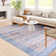 Groner Machine Washable Moroccan Area Rug Aztec Geometric Carpet With Non-Slip Backing