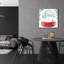 Art mural en verre épique «Snow Globe Scene» par Elle Media Group SA, 24 po x 24 po-440392289