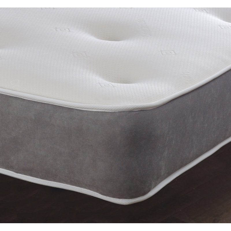 BoniFace Open Coil Memory Foam 9 Inch Deep Mattress, Double (4'6)