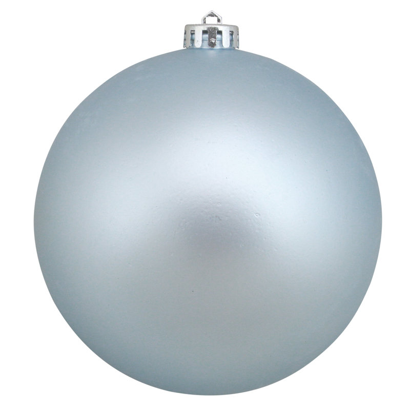 Boules de Noël Bubblegum incassables à 4 finitions, Noir, H 7 po x l 6 po